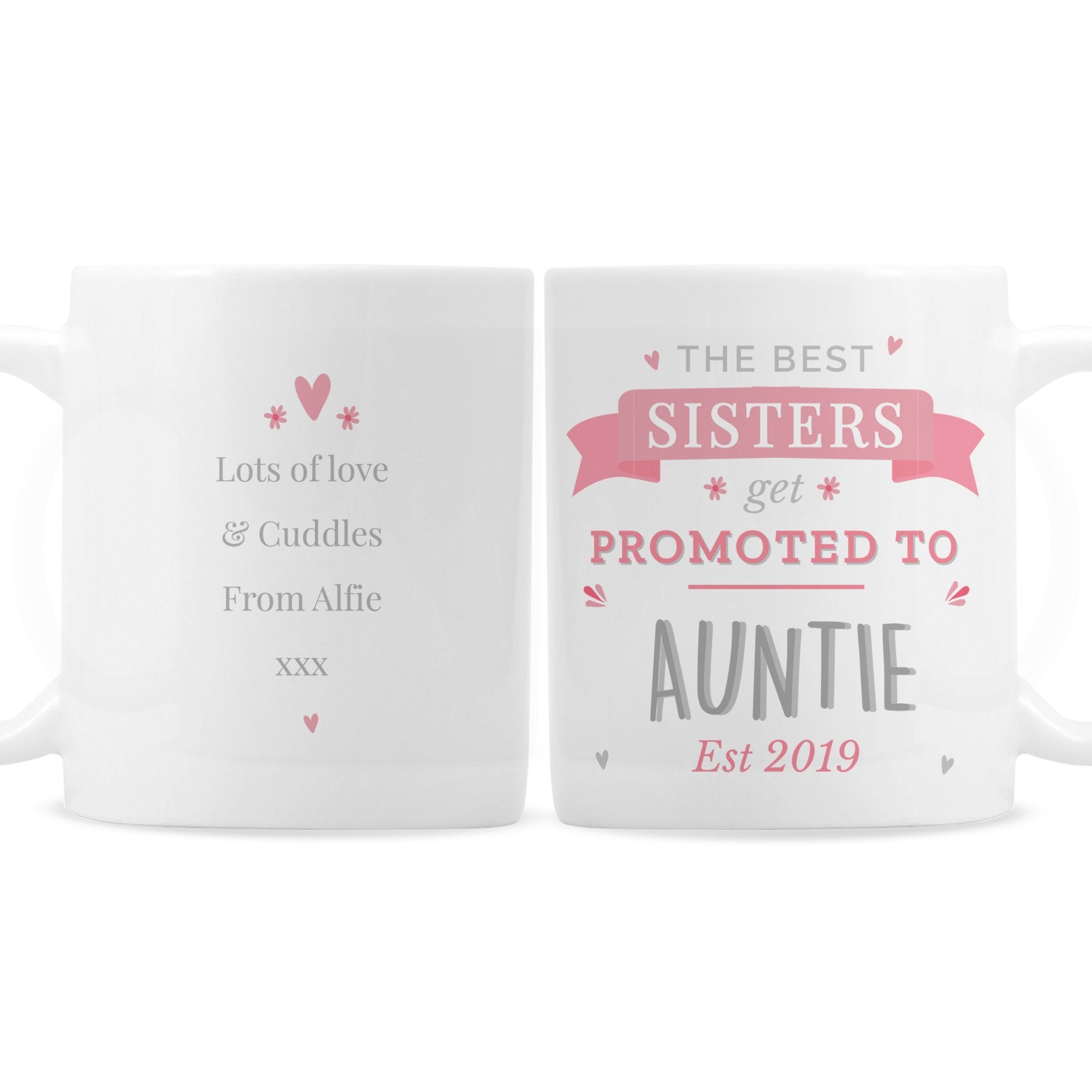 Personalised Pink Promoted To Mug Gifts Finder ScentiMelti Wax Melts