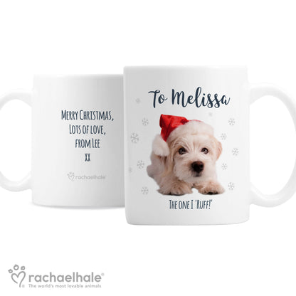 Personalised Rachael Hale Christmas Terrier Dog Mug Gifts Finder ScentiMelti Wax Melts