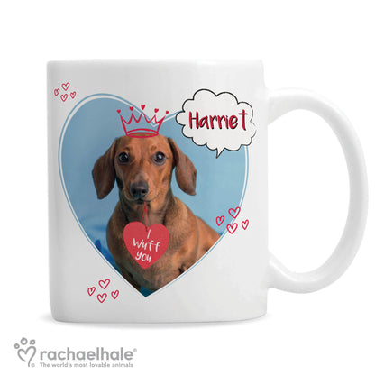 Personalised Rachael Hale 'I Wuff You' Mug Gifts Finder ScentiMelti Wax Melts