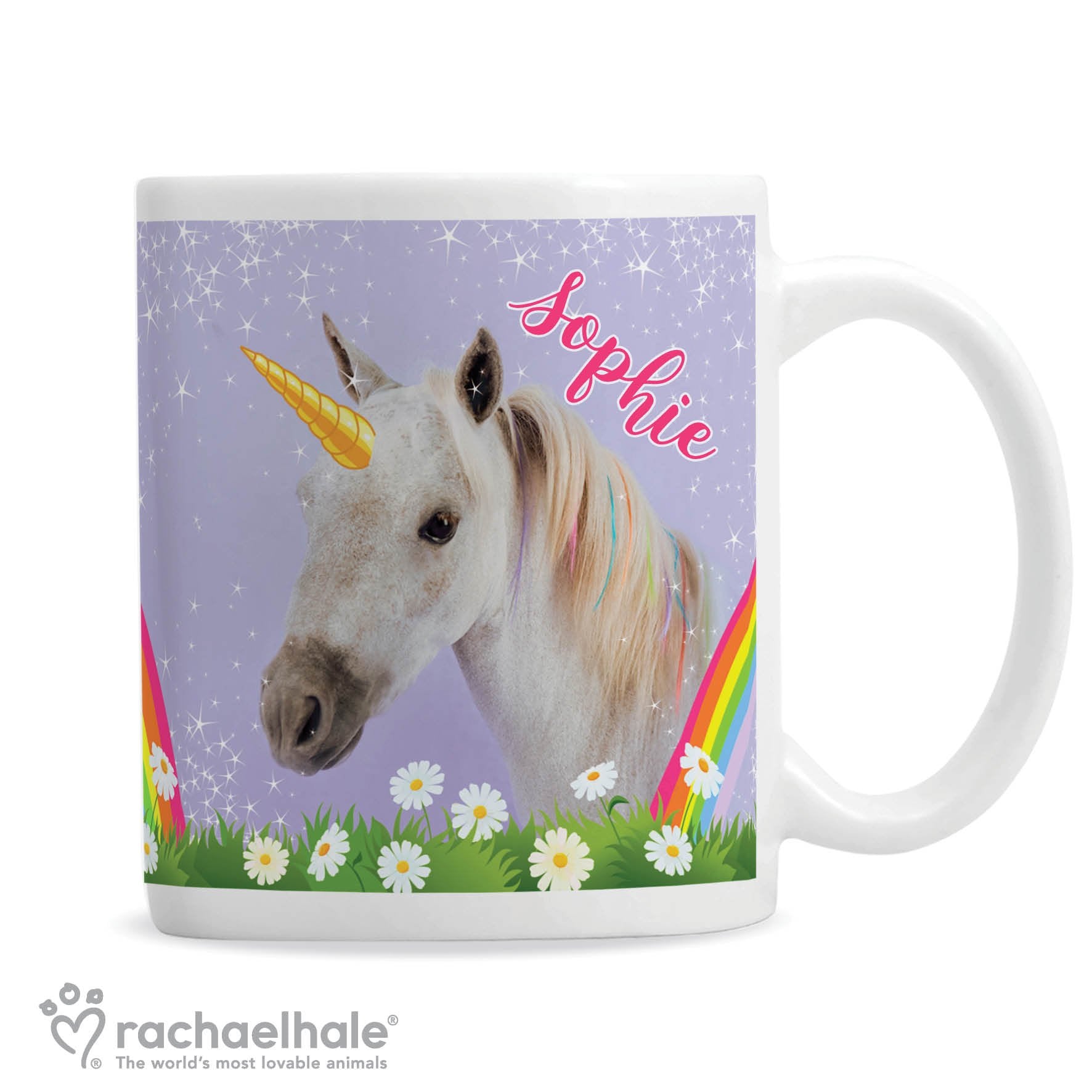 Personalised Rachael Hale Unicorn Mug Gifts Finder ScentiMelti Wax Melts