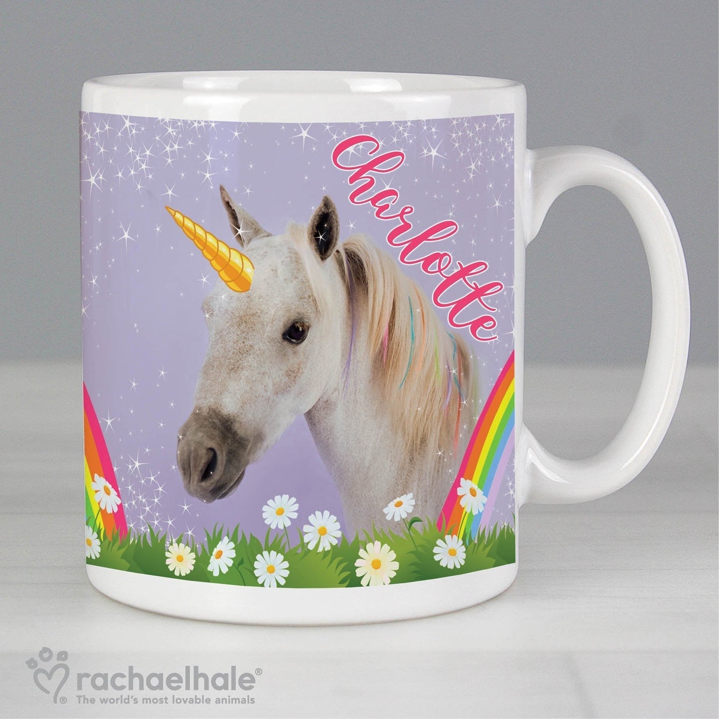 Personalised Rachael Hale Unicorn Mug Gifts Finder ScentiMelti Wax Melts