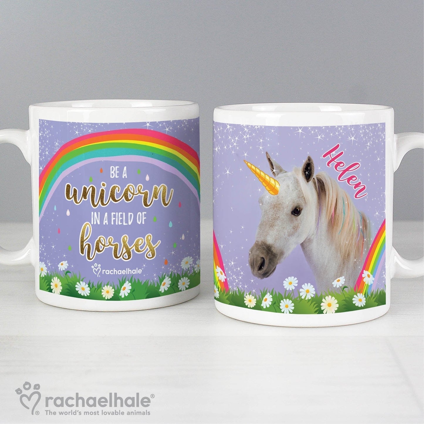 Personalised Rachael Hale Unicorn Mug Gifts Finder ScentiMelti Wax Melts