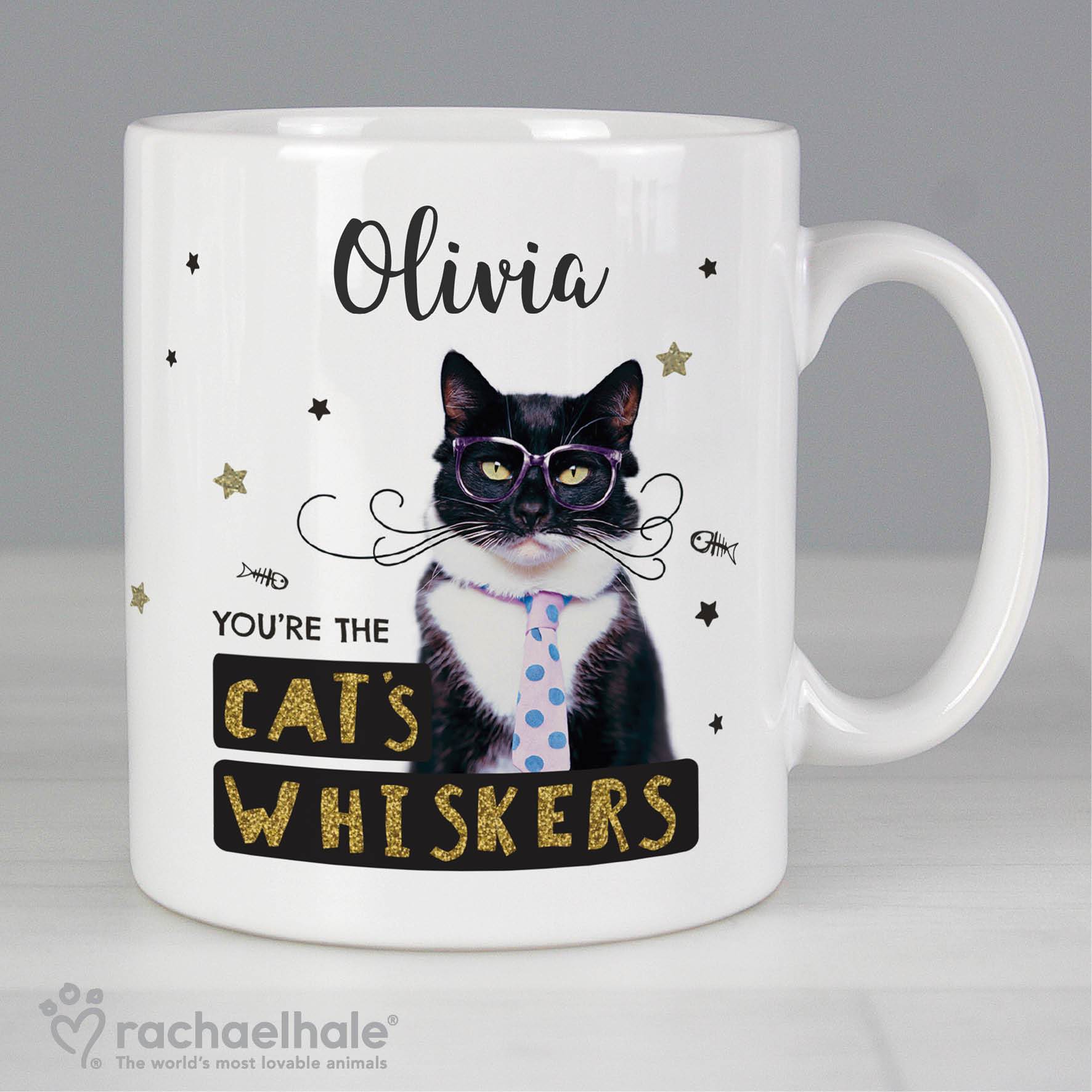 Personalised Rachael Hale 'You're the Cat's Whiskers' Mug Gifts Finder ScentiMelti Wax Melts