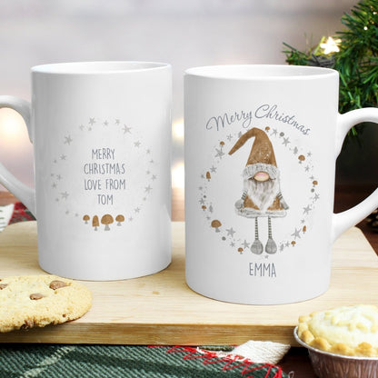 Personalised Scandinavian Christmas Gnome Mug Gifts Finder ScentiMelti Wax Melts