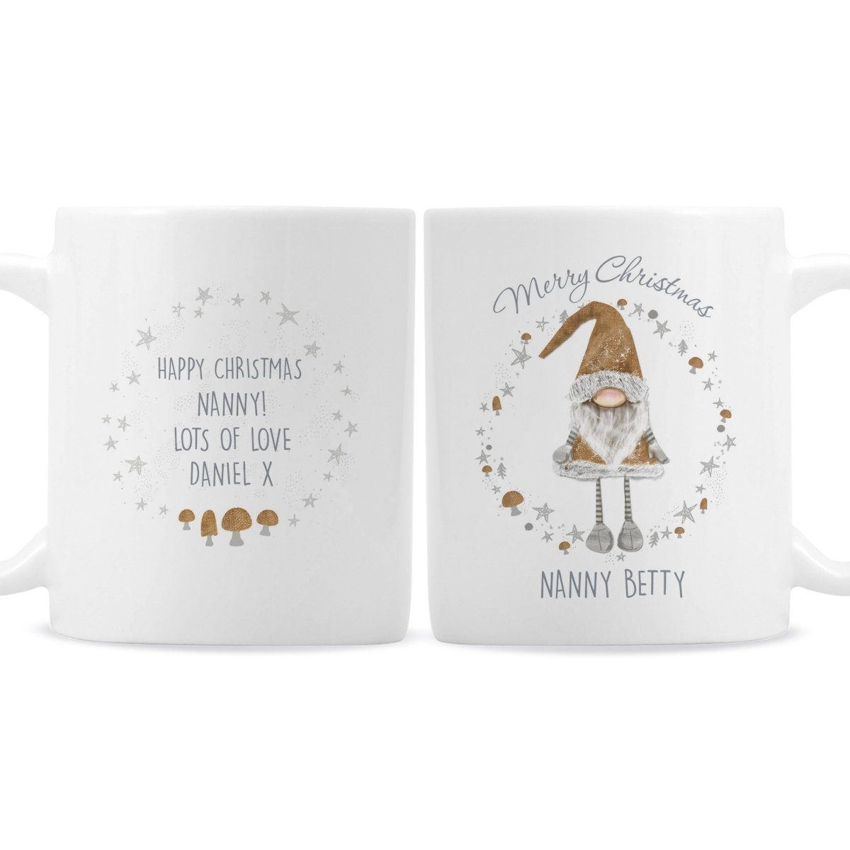 Personalised Scandinavian Christmas Gnome Mug Gifts Finder ScentiMelti Wax Melts