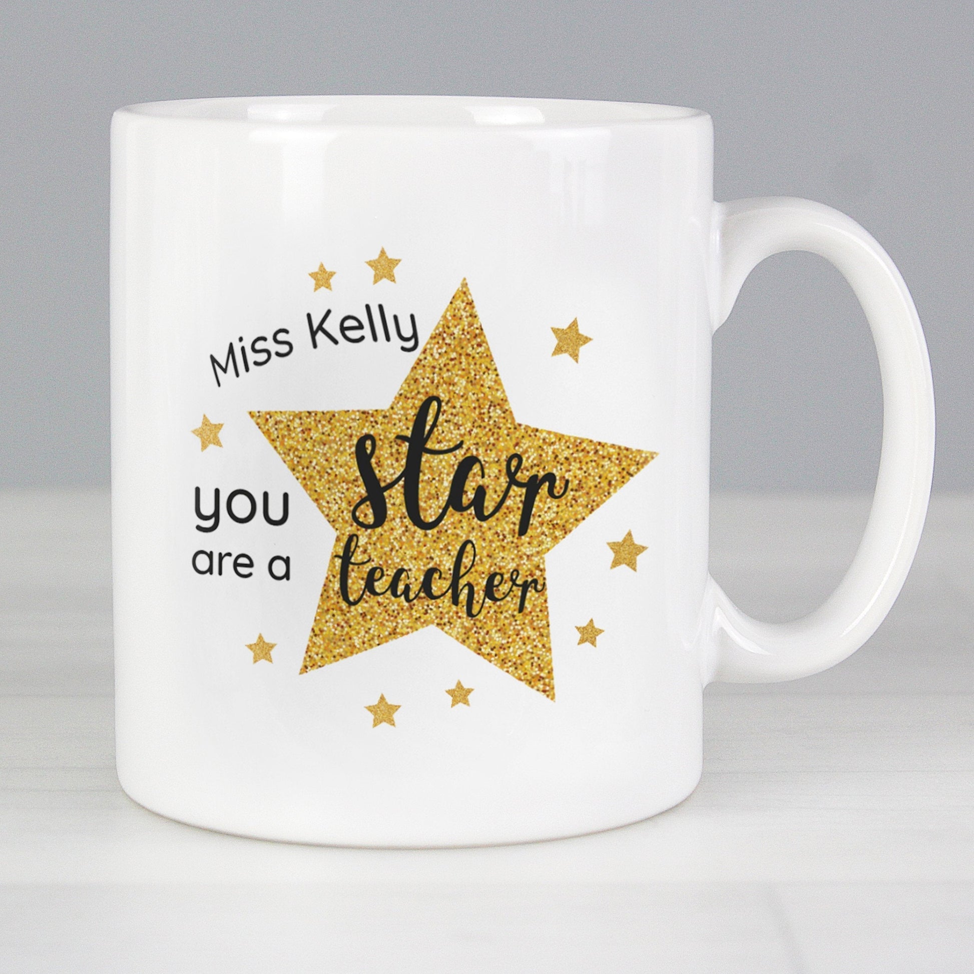 Personalised Star Teacher's Mug Gifts Finder ScentiMelti Wax Melts