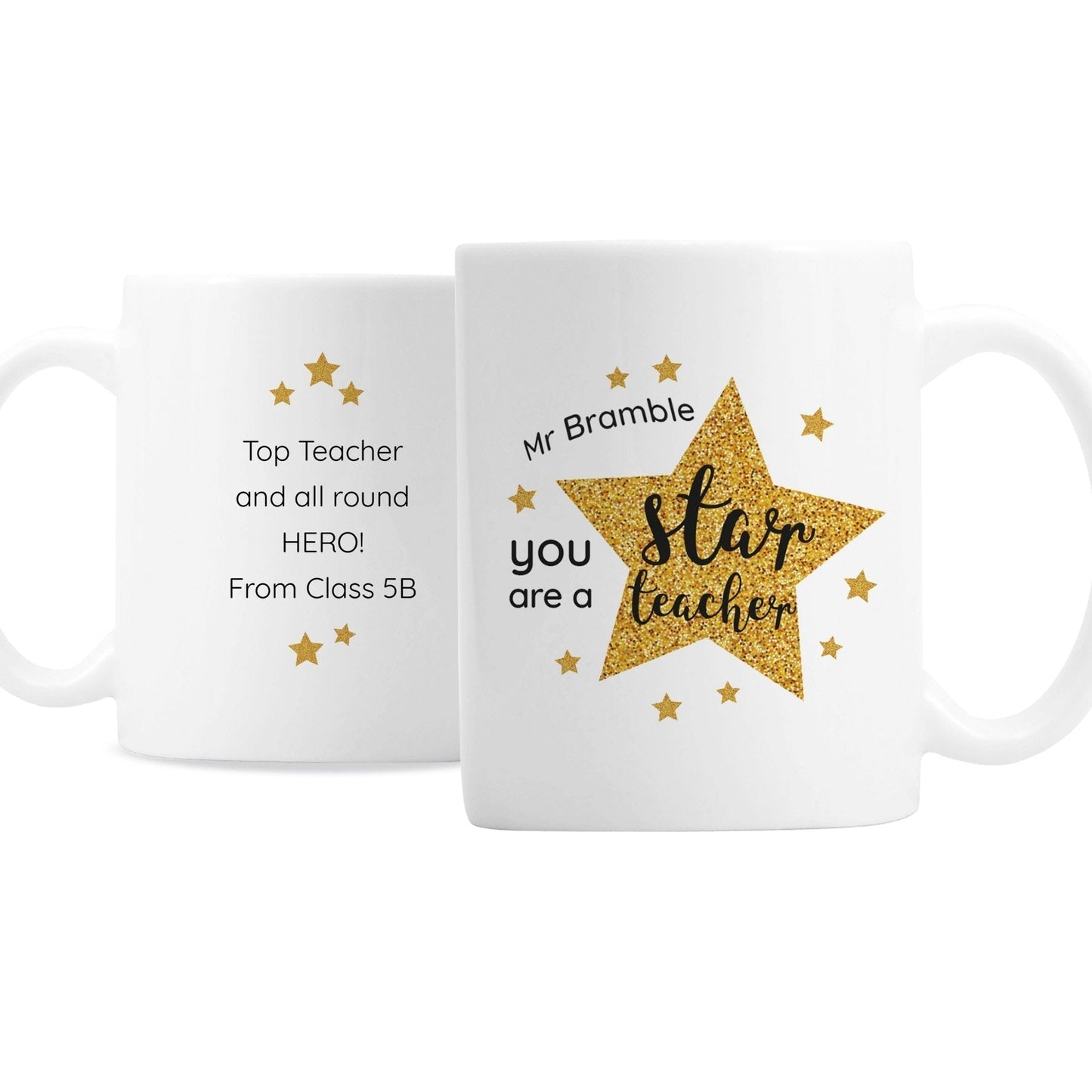 Personalised Star Teacher's Mug Gifts Finder ScentiMelti Wax Melts