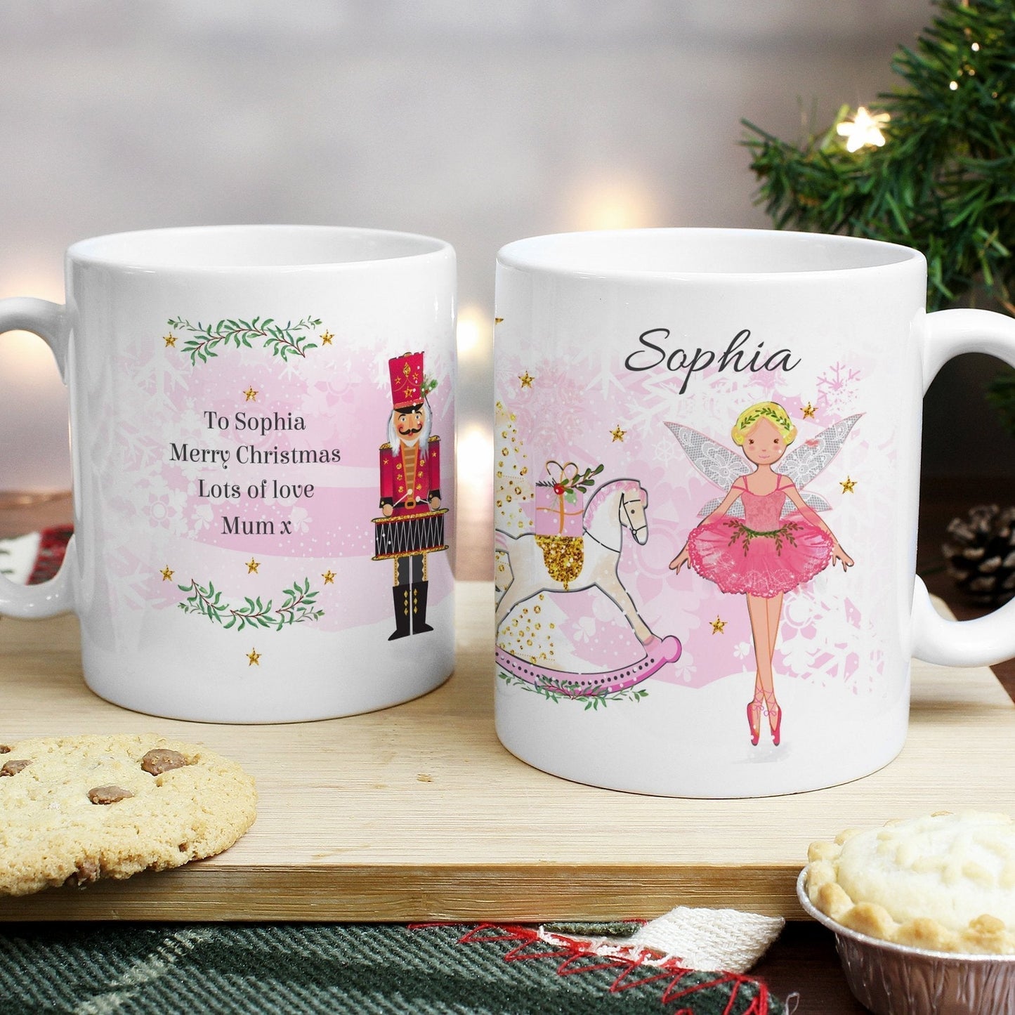 Personalised Sugar Plum Fairy Mug Gifts Finder ScentiMelti Wax Melts