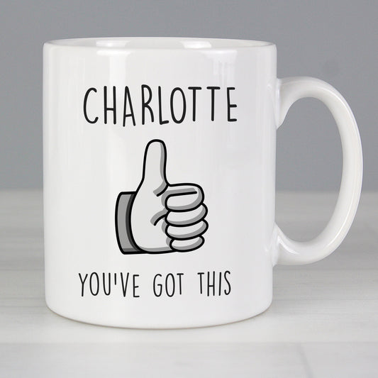 Personalised Thumbs Up Mug Gifts Finder ScentiMelti Wax Melts