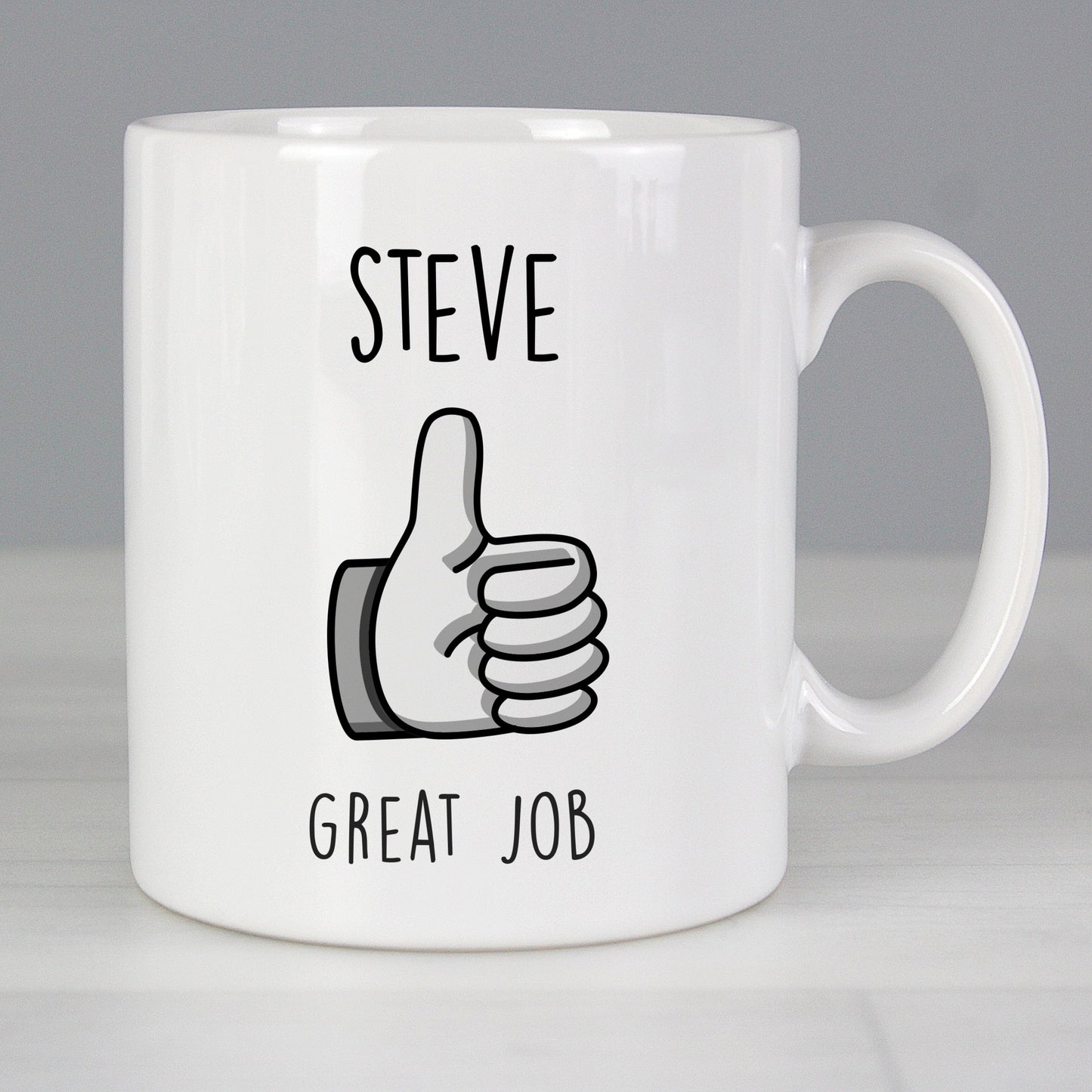 Personalised Thumbs Up Mug Gifts Finder ScentiMelti Wax Melts