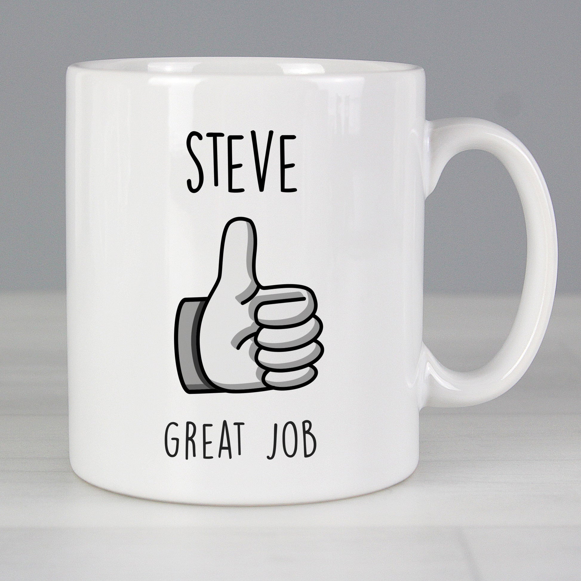 Personalised Thumbs Up Mug Gifts Finder ScentiMelti Wax Melts