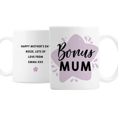 Personalised To My Bonus Mum Mug Gifts Finder ScentiMelti Wax Melts