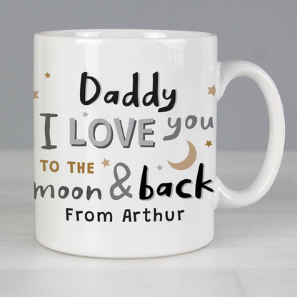 Personalised To the Moon and Back Mug Gifts Finder ScentiMelti Wax Melts