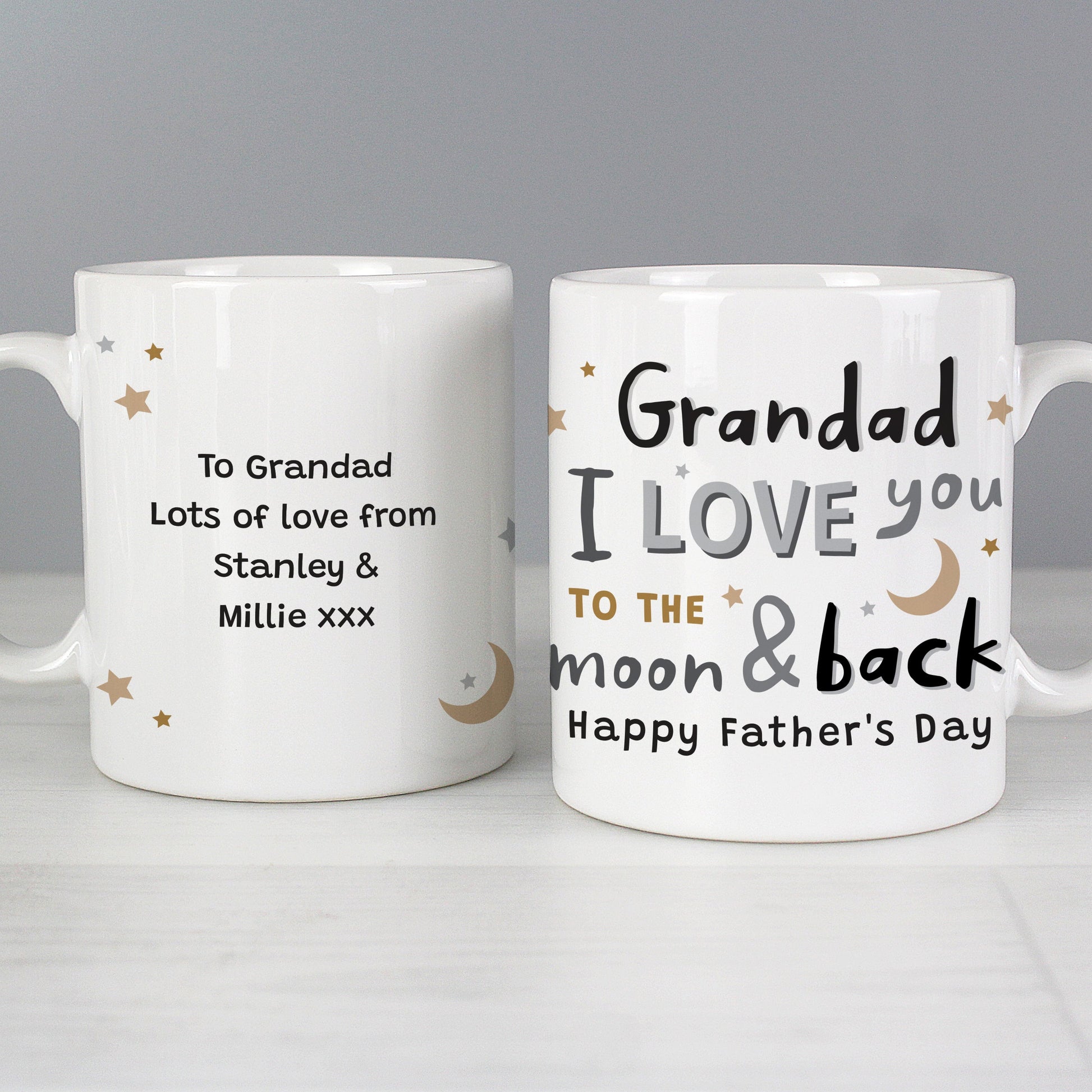 Personalised To the Moon and Back Mug Gifts Finder ScentiMelti Wax Melts