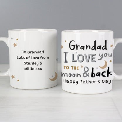 Personalised To the Moon and Back Mug Gifts Finder ScentiMelti Wax Melts