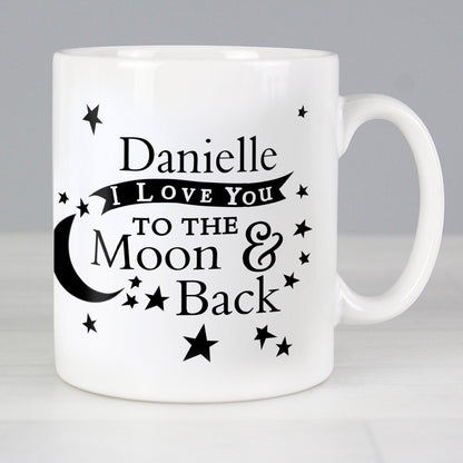 Personalised To the Moon and Back Mug Gifts Finder ScentiMelti Wax Melts