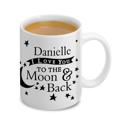 Personalised To the Moon and Back Mug Gifts Finder ScentiMelti Wax Melts