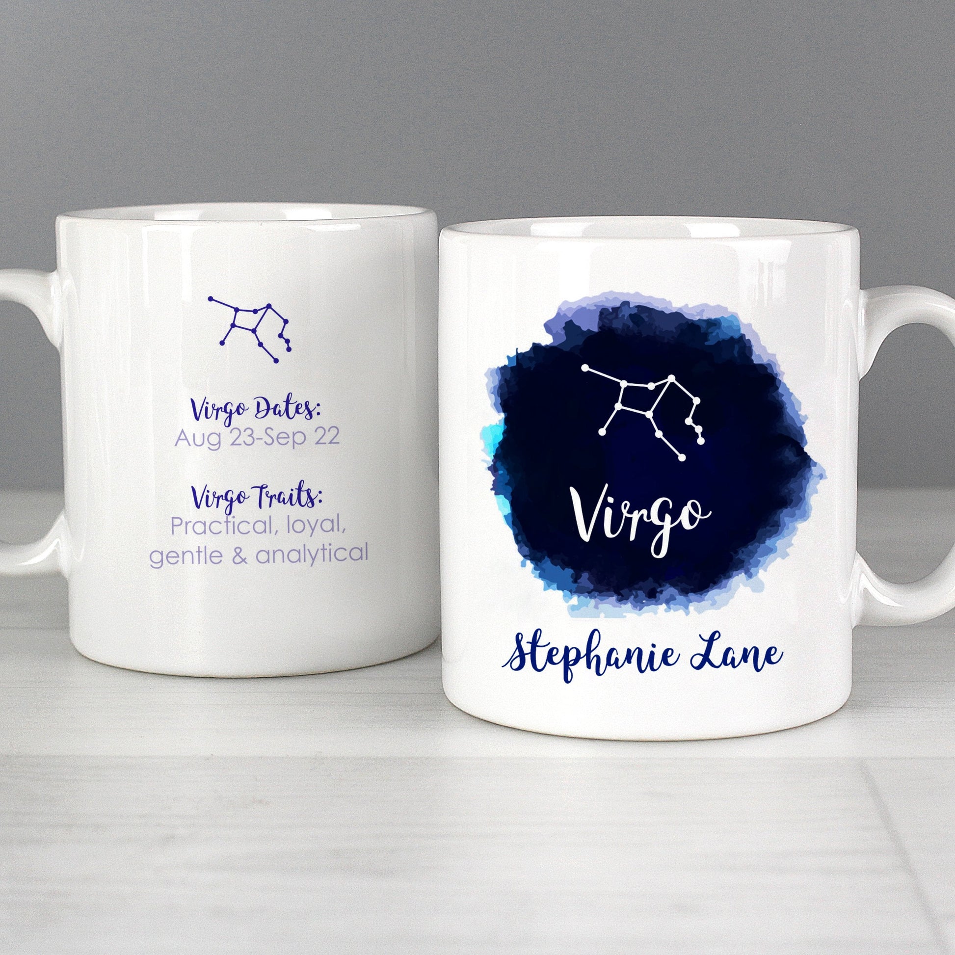 Personalised Virgo Zodiac Star Sign Mug (August 23rd - September 22nd) Gifts Finder ScentiMelti Wax Melts