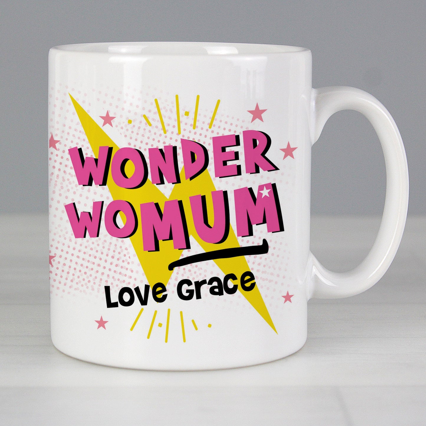 Personalised Wonder WoMum Mug Gifts Finder ScentiMelti Wax Melts