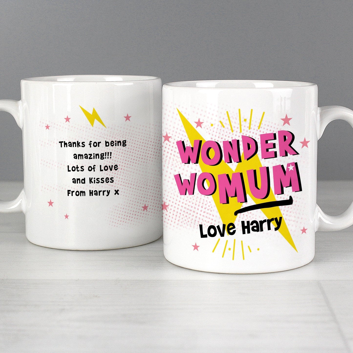 Personalised Wonder WoMum Mug Gifts Finder ScentiMelti Wax Melts