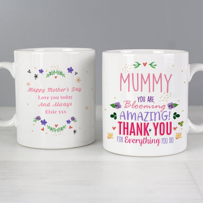 Personalised You Are Blooming Amazing Mug Gifts Finder ScentiMelti Wax Melts