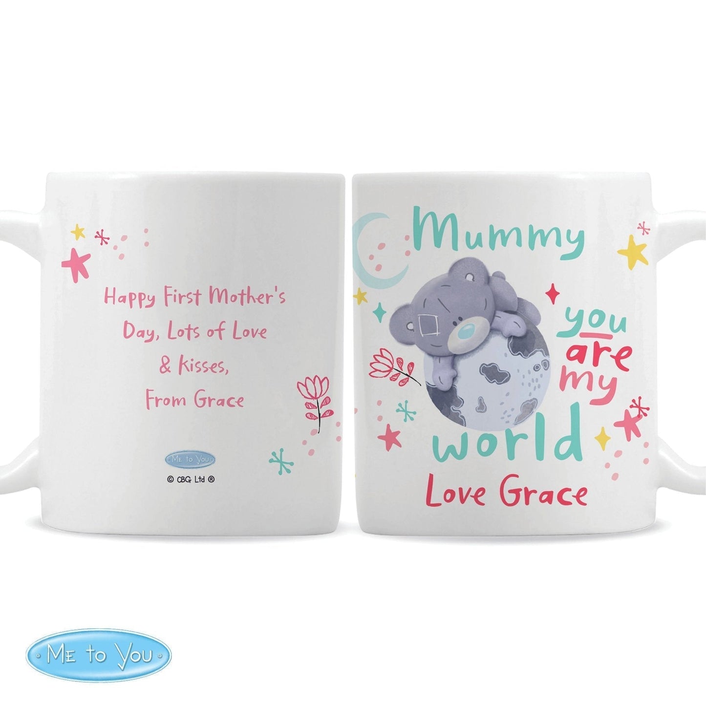 Personalised You Are My World Me To You Mug Gifts Finder ScentiMelti Wax Melts