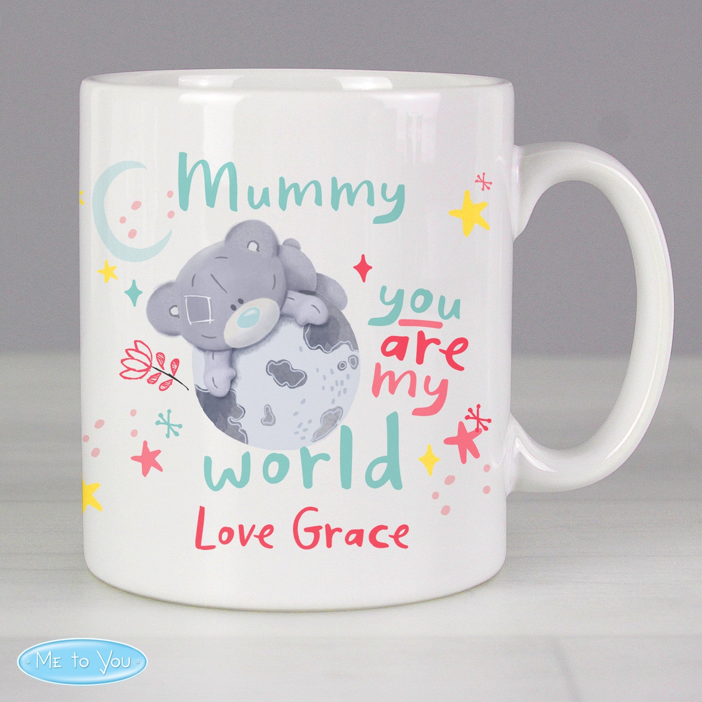 Personalised You Are My World Me To You Mug Gifts Finder ScentiMelti Wax Melts