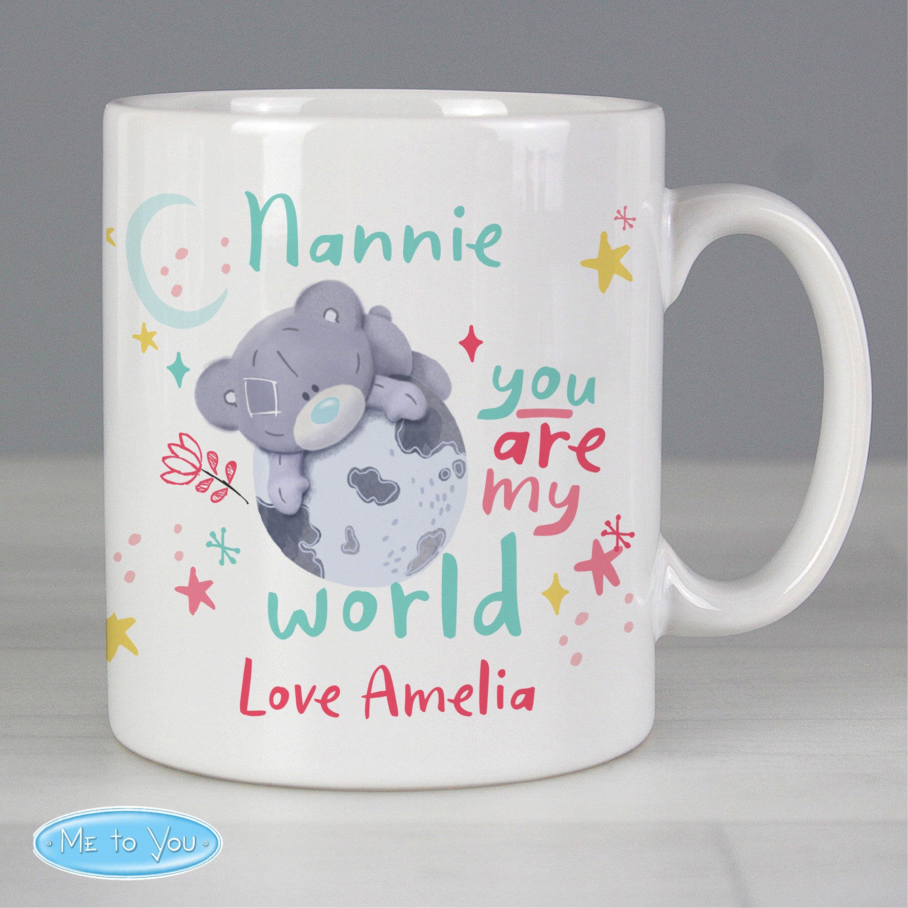 Personalised You Are My World Me To You Mug Gifts Finder ScentiMelti Wax Melts