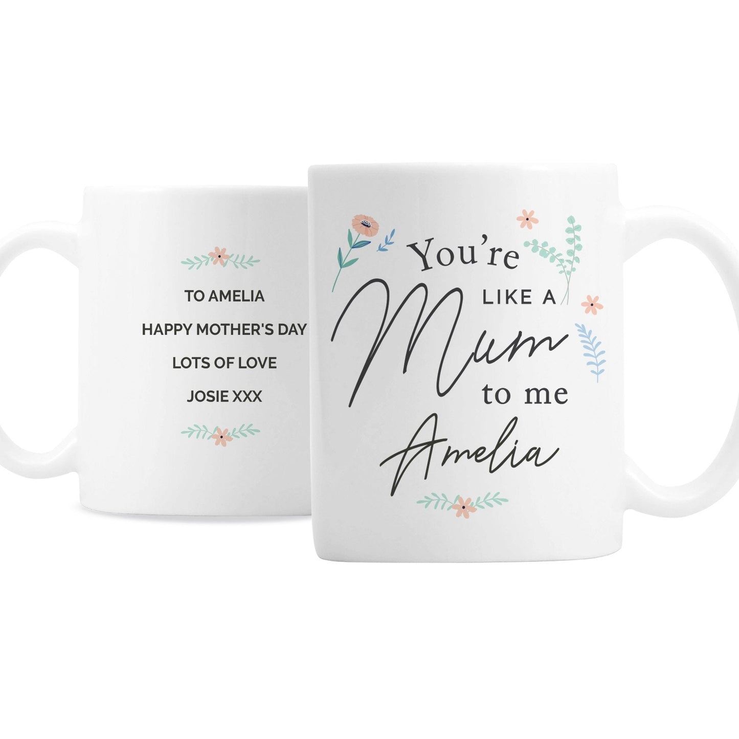 Personalised You're Like A Mum To Me Mug Gifts Finder ScentiMelti Wax Melts