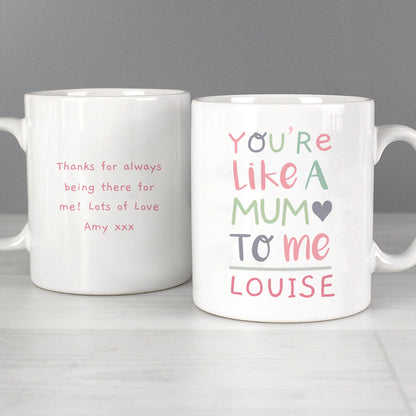 Personalised You're Like A Mum To Me Mug Gifts Finder ScentiMelti Wax Melts