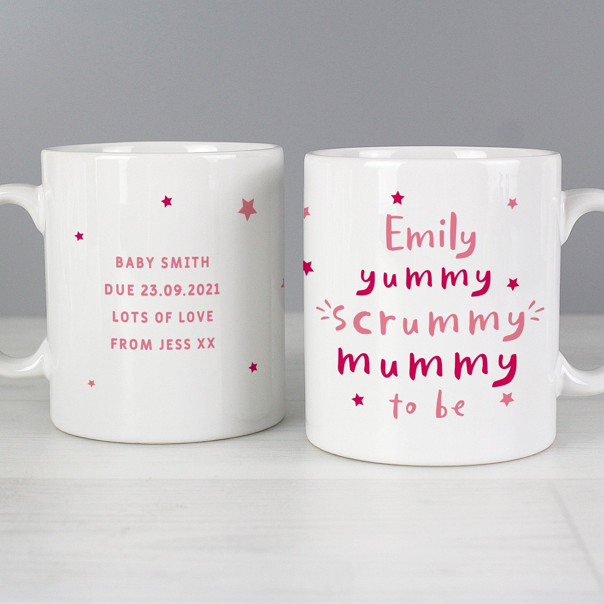 Personalised Yummy Scrummy Mummy To Be Mug Gifts Finder ScentiMelti Wax Melts