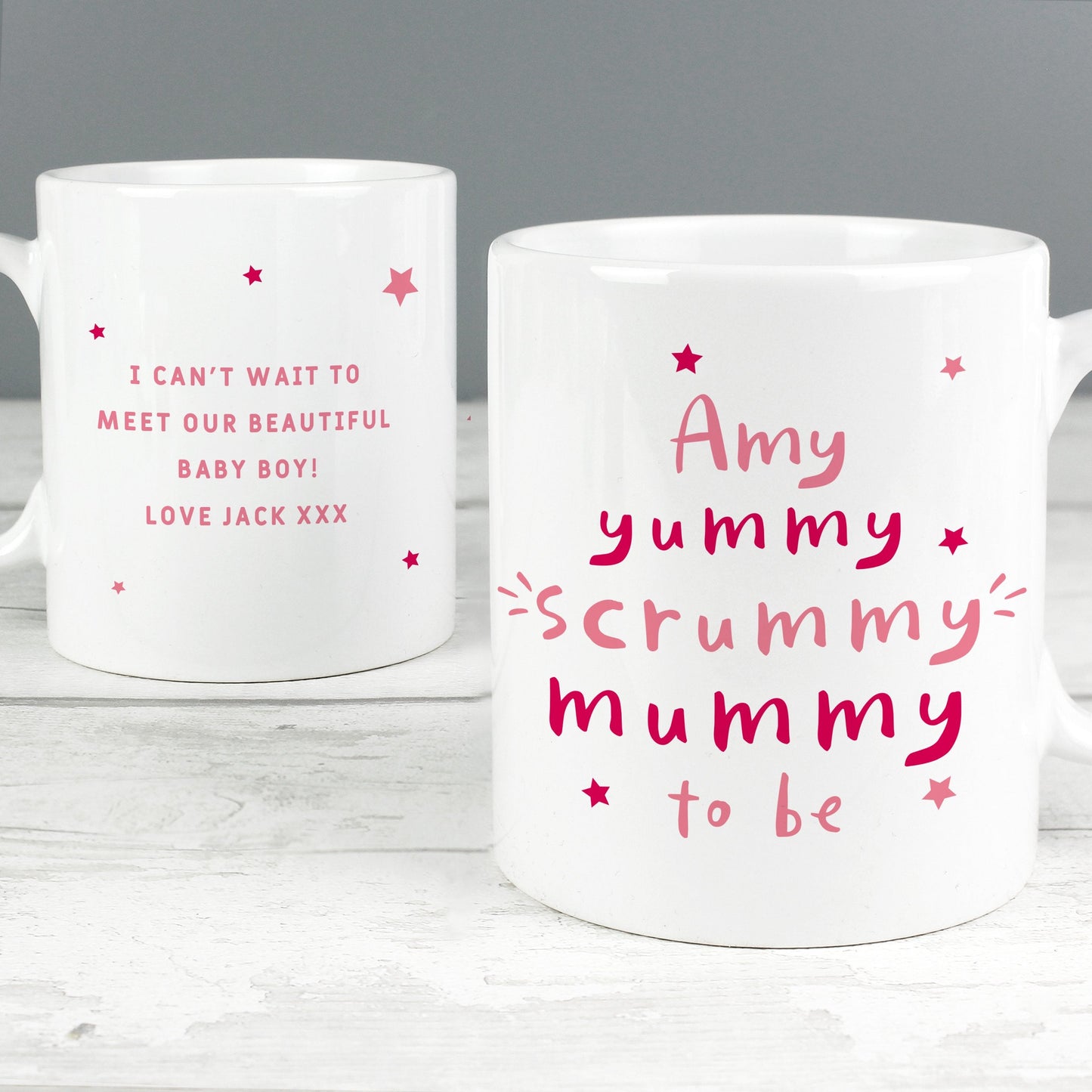 Personalised Yummy Scrummy Mummy To Be Mug Gifts Finder ScentiMelti Wax Melts