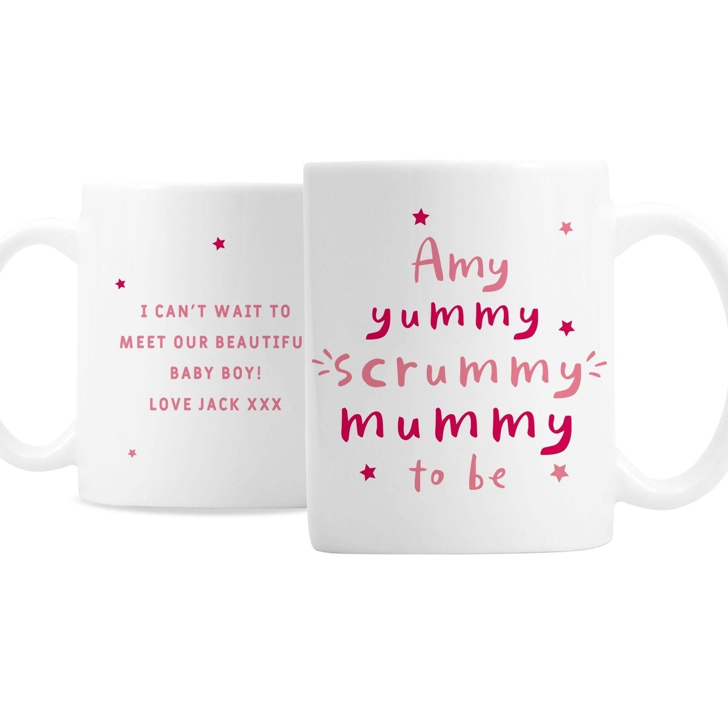 Personalised Yummy Scrummy Mummy To Be Mug Gifts Finder ScentiMelti Wax Melts