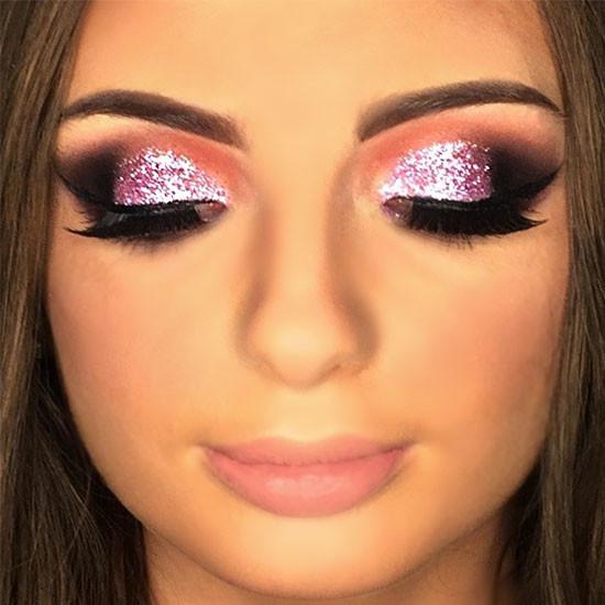 Prima Makeup Pressed Glitter Pink Multi-Tonal Eyeshadow  - Pink to Make the Boys Wink Beauty Goddess ScentiMelti Wax Melts