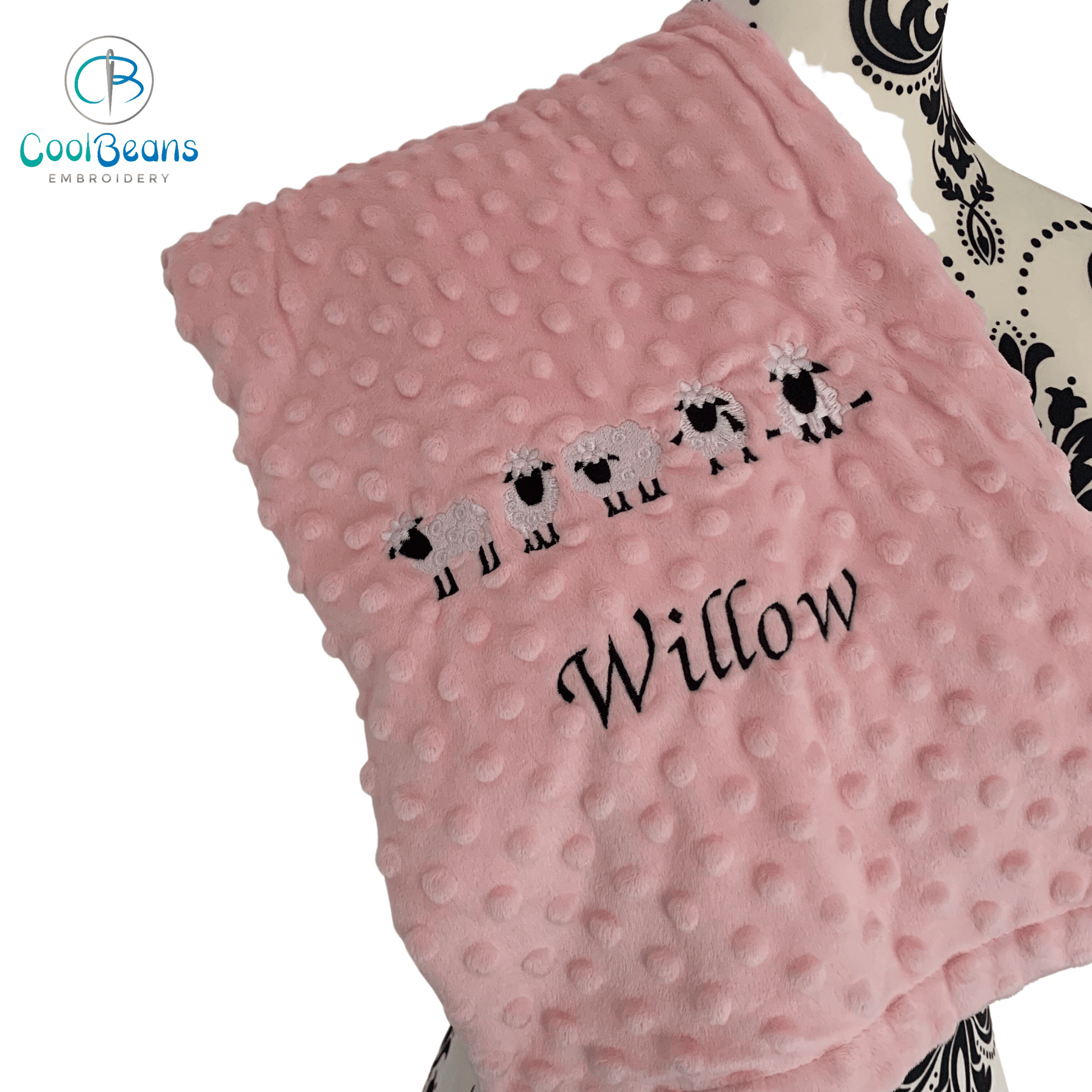 Sheep - Baby Bubble Blanket - Personalised - ScentiMelti Home Fragrance, Beauty & Gifts UK