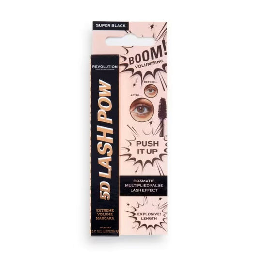 REVOLUTION 5D Lash Pow Extreme Volume Mascara SUPER BLACK 12.2ml - ScentiMelti Home Fragrance, Beauty & Gifts UK