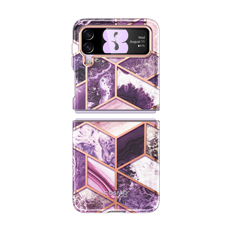 Galaxy Z Flip3 Cosmo - Marble Purple - ScentiMelti Home Fragrance, Beauty & Gifts UK