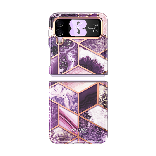 Galaxy Z Flip3 Cosmo - Marble Purple - ScentiMelti Home Fragrance, Beauty & Gifts UK