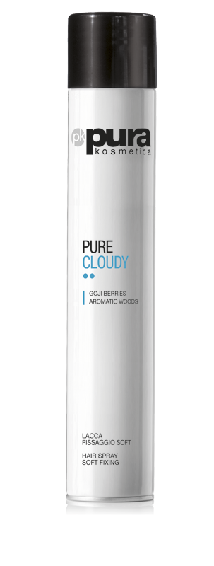 Pura Kosmetica Pure Cloudy Hairspray Soft Hold, 500ml - ScentiMelti Home Fragrance, Beauty & Gifts UK