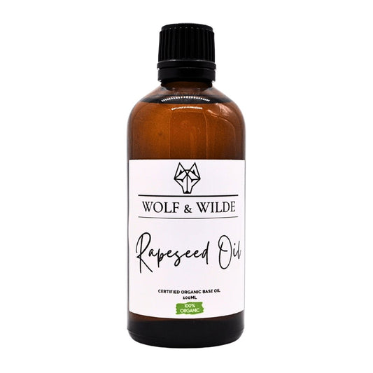 Rapeseed Oil | Solvent Extraction | 100ml | Certified Organic Wolf & Wilde ScentiMelti Wax Melts