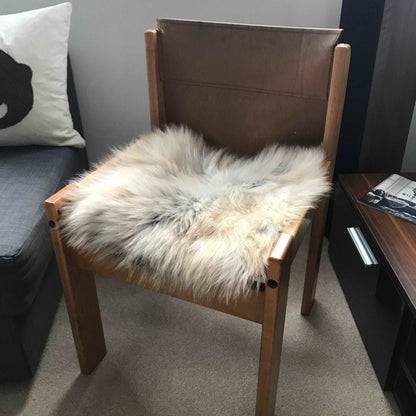 Rare Breed British Sheepskin Seat Cover Natural Melange ::: Square 37cm - ScentiMelti Home Fragrance, Beauty & Gifts UK