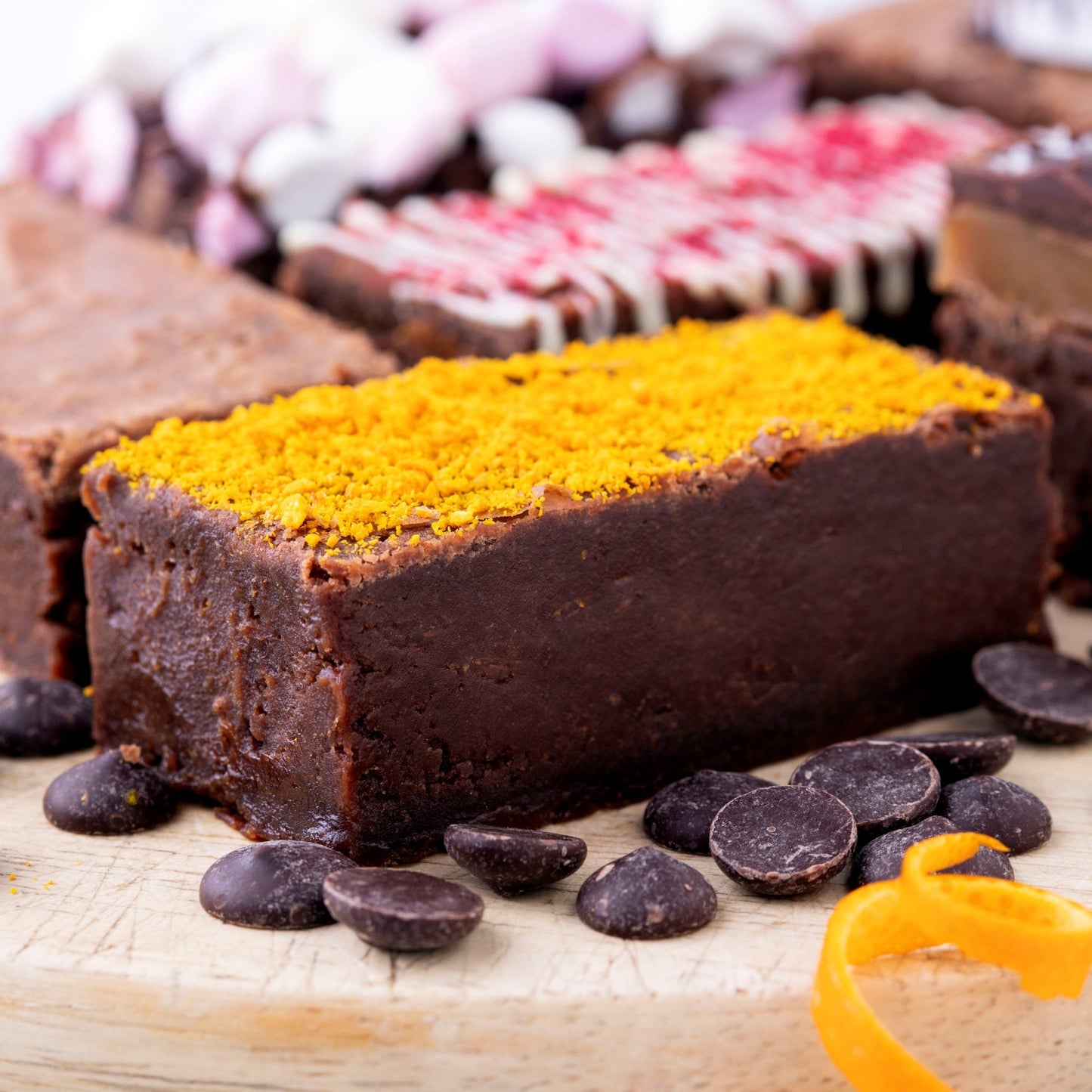 Chocolate Orange Brownie Box - ScentiMelti  Chocolate Orange Brownie Box