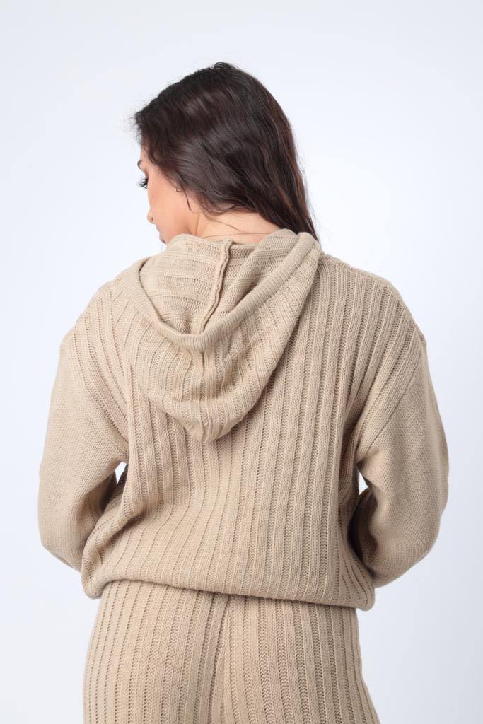 Ribbed Hoodie in Beige watts that trend ScentiMelti Wax Melts