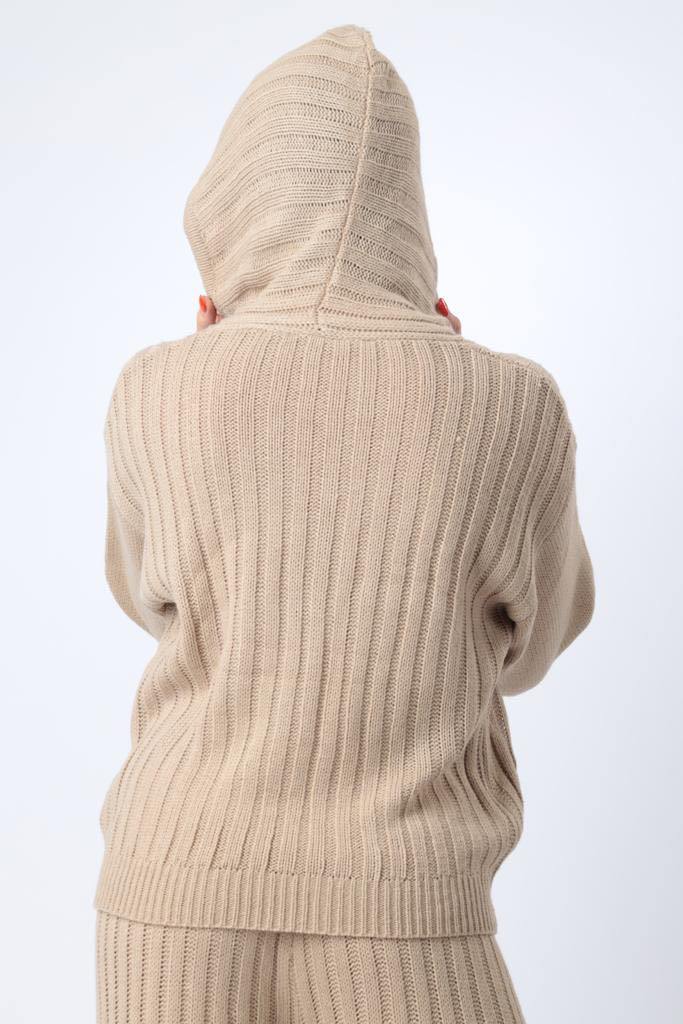 Ribbed Hoodie in Beige watts that trend ScentiMelti Wax Melts