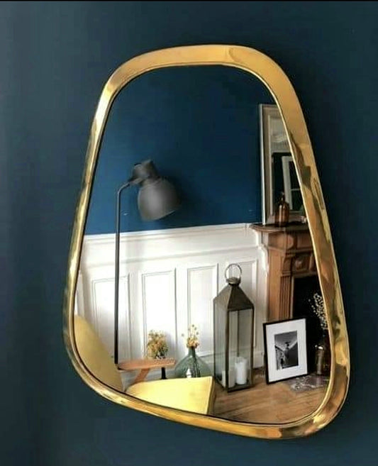 Art deco mirror, brass made mirror Moulouda Home ScentiMelti Wax Melts