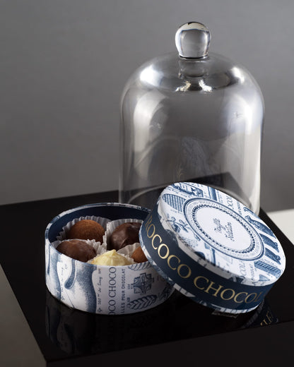 Rococo Mini Truffle Selection and Small Glass Cloche Gift Set - ScentiMelti  Rococo Mini Truffle Selection and Small Glass Cloche Gift Set