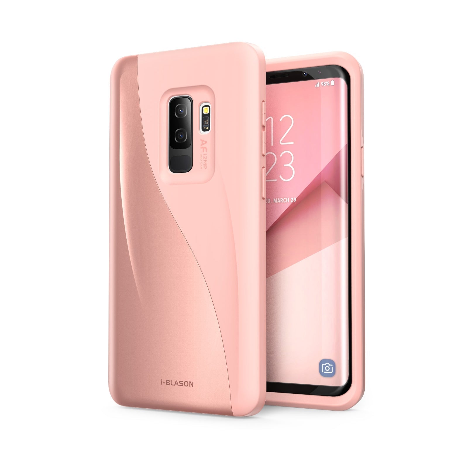 i-Blason Case for Galaxy S9+ Plus 2018 Release, Luna Series Premium Hybrid Protective Case (RoseGold) - ScentiMelti Home Fragrance, Beauty & Gifts UK