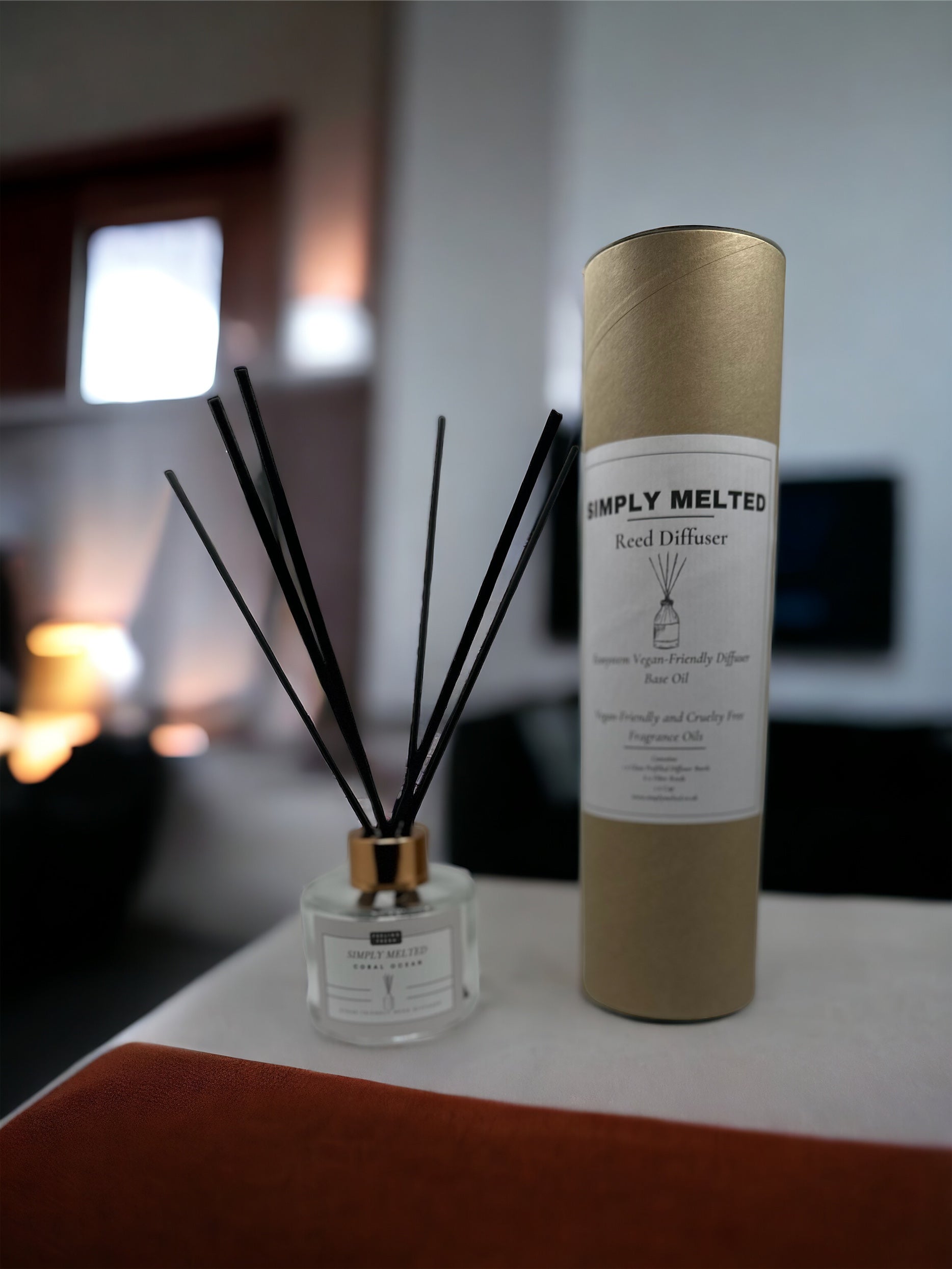 Rose Gold Reed Diffuser - ScentiMelti Home Fragrance, Beauty & Gifts UK