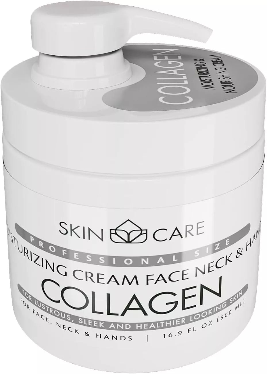 Skin Care 3-in-1 Collagen Moisturizing Cream for Face, Neck and Hands 500 ml - ScentiMelti Home Fragrance, Beauty & Gifts UK