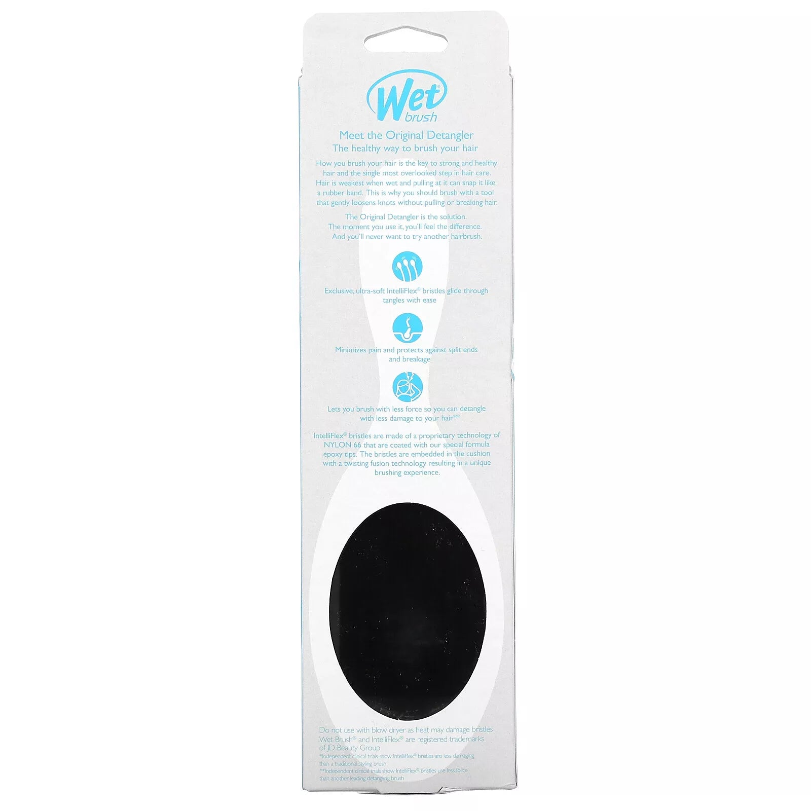 Wet Brush Original Detangler Black - ScentiMelti Home Fragrance, Beauty & Gifts UK